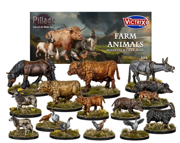 farm animals 28mm
